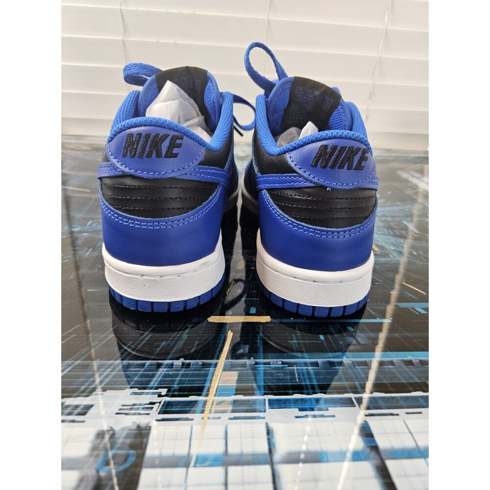 Nike Dunk Low GS Size 6Y, Royal Blue Black Hyper Cobalt CW1590-001 - Picture 5 of 8